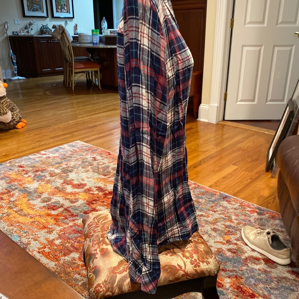 Rails Multi Color Plaid Button Down Shirt L - image 2